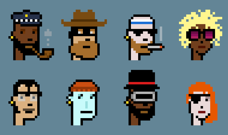 CryptoPunks: The collection that showed art could live permanently on-chain. Larva Labs, 2017.