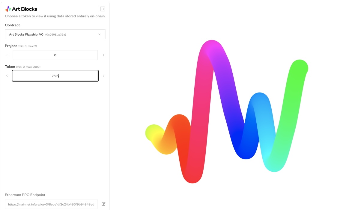 preview of onchain generator